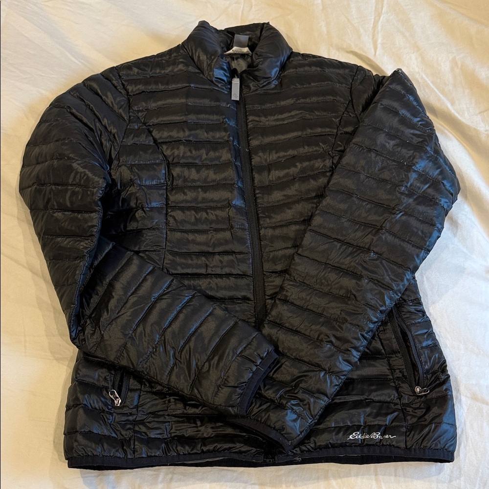 Eddie Bauer Women's Quilted Black Puffer Jacket
